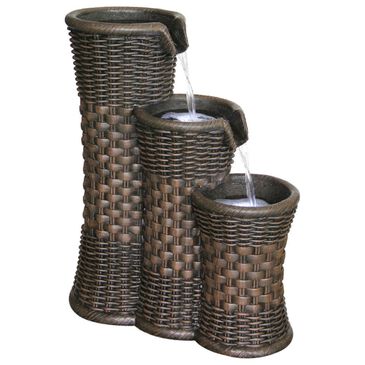 Alfresco Home Everwoven Fountain in Stone Gray, , large