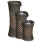 Alfresco Home Everwoven Fountain in Stone Gray, , large