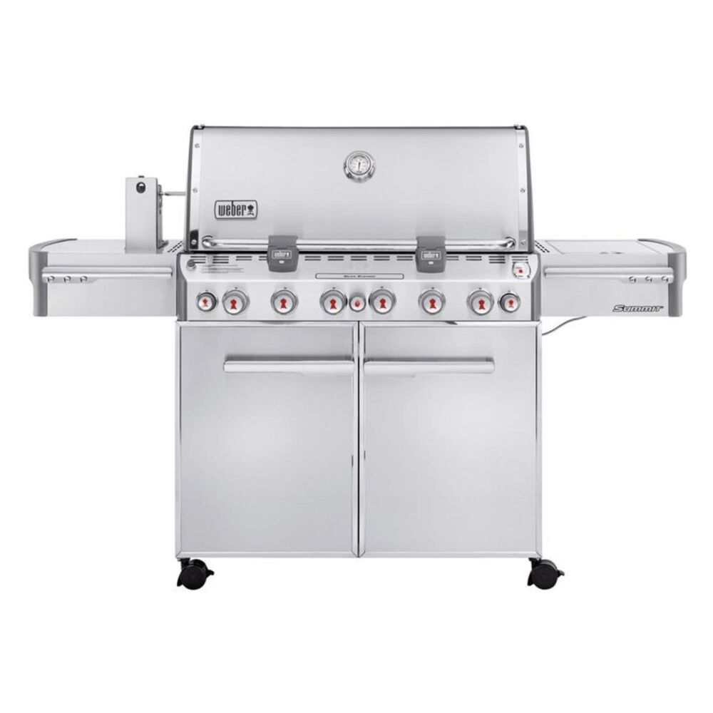 Weber Summit S-670 Liquid Propane Grill in Stainless Steel, , large