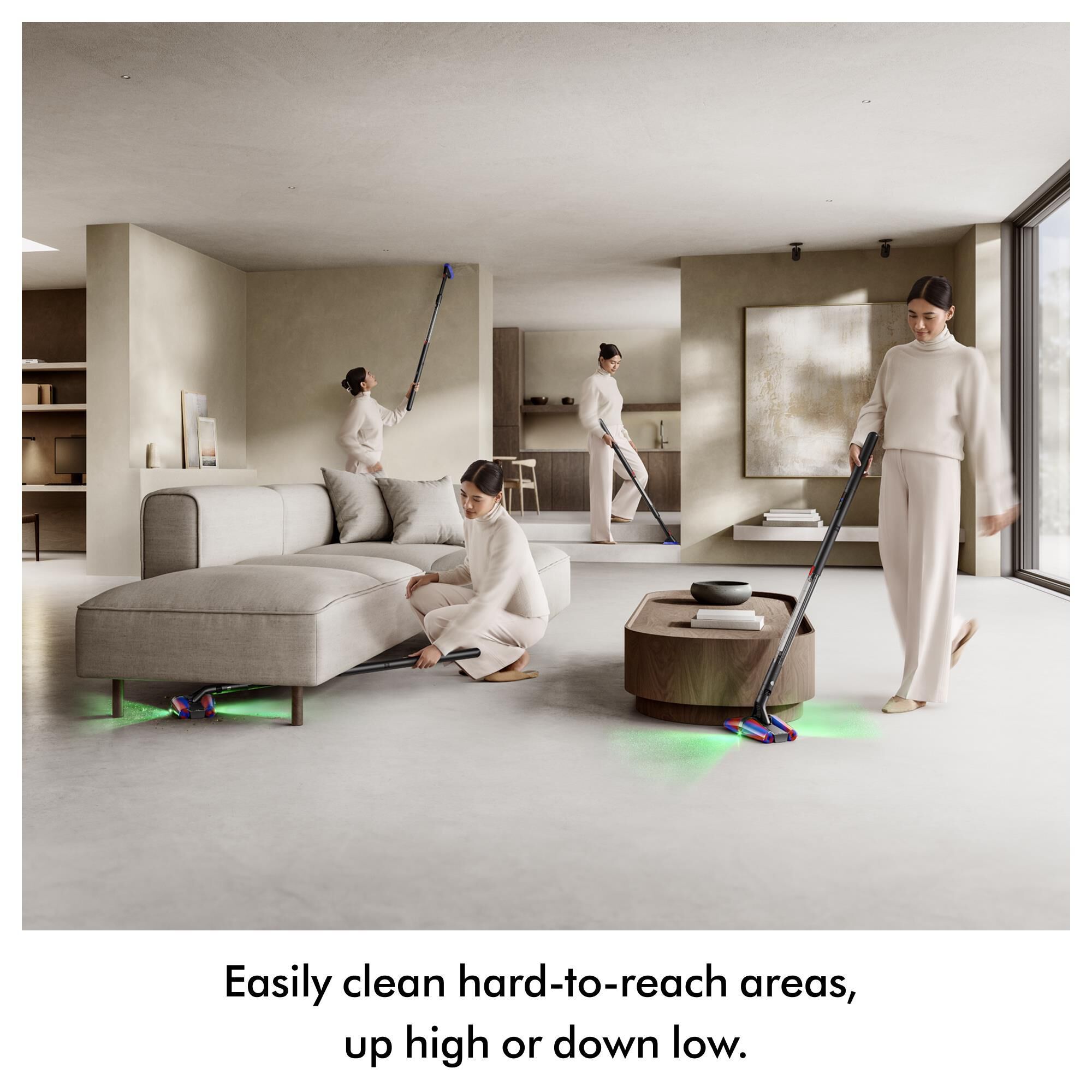 Dyson PencilVac Fluffycones Cordless Vacuum in Black