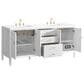 James Martin Vanities Myrrin 72" Double Vanity in Bright White with 3 cm White Zeus Quartz Top, , large