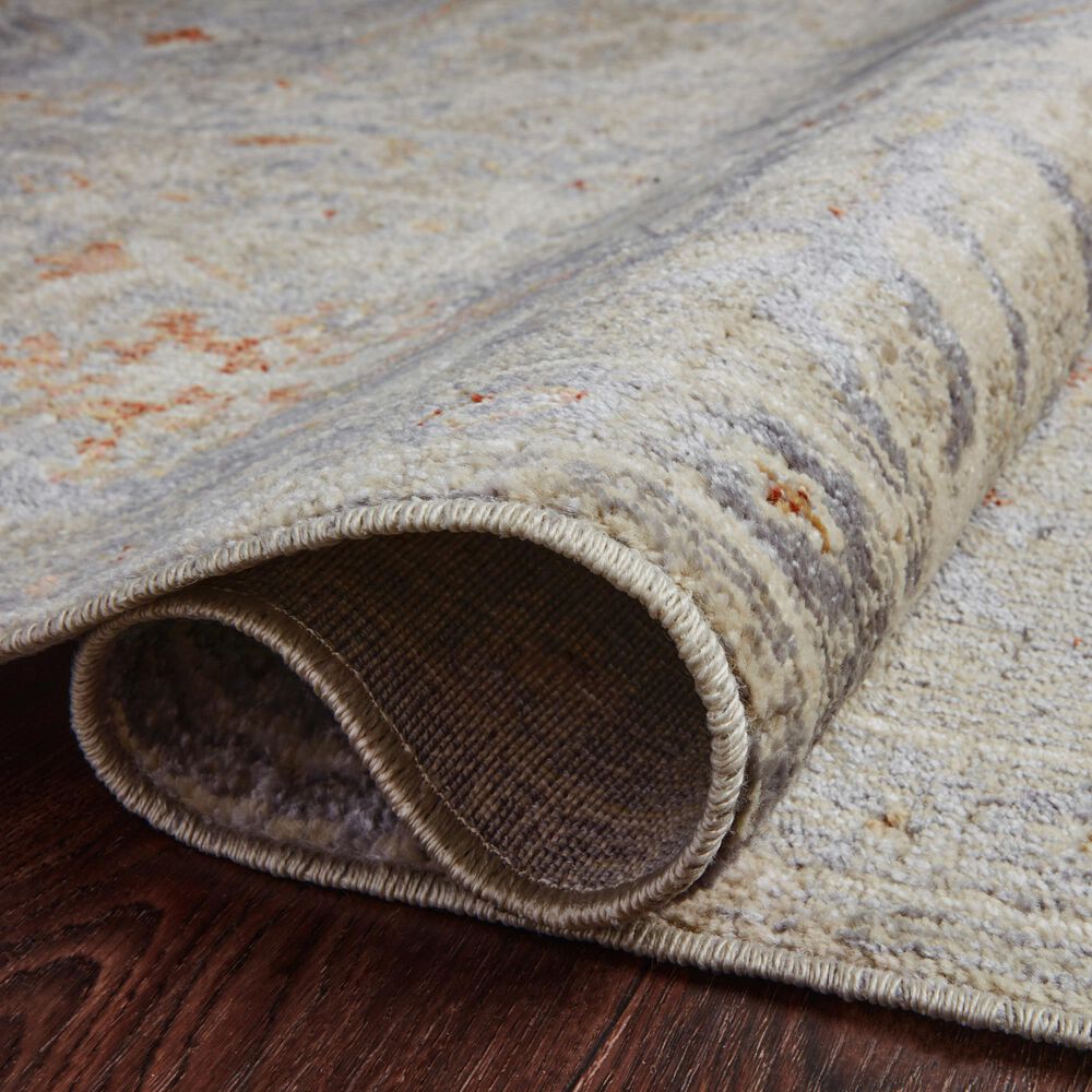 Chris Loves Julia x Loloi Rosemarie 2&#39;7&quot; x 4&#39; Oatmeal and Lavender Area Rug, , large