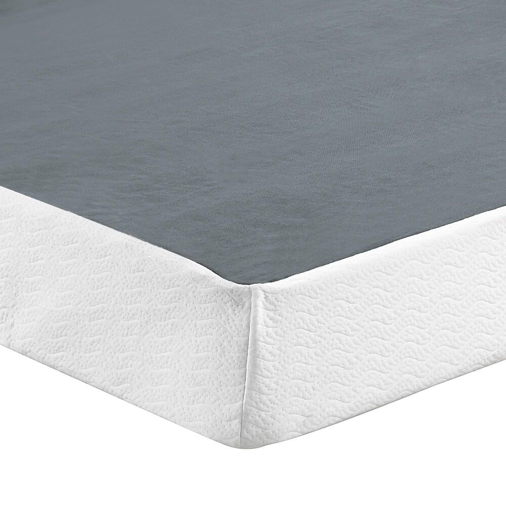 Hearth and Haven Eastern King Foundation with Textured Fabric Cover, , large