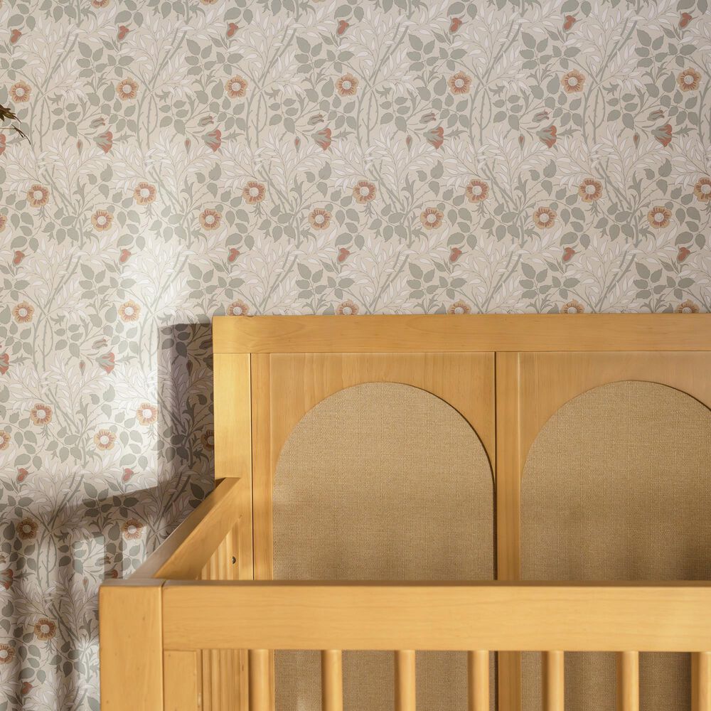 New Haus Eloise 4-In-1 Convertible Crib in Honey, , large