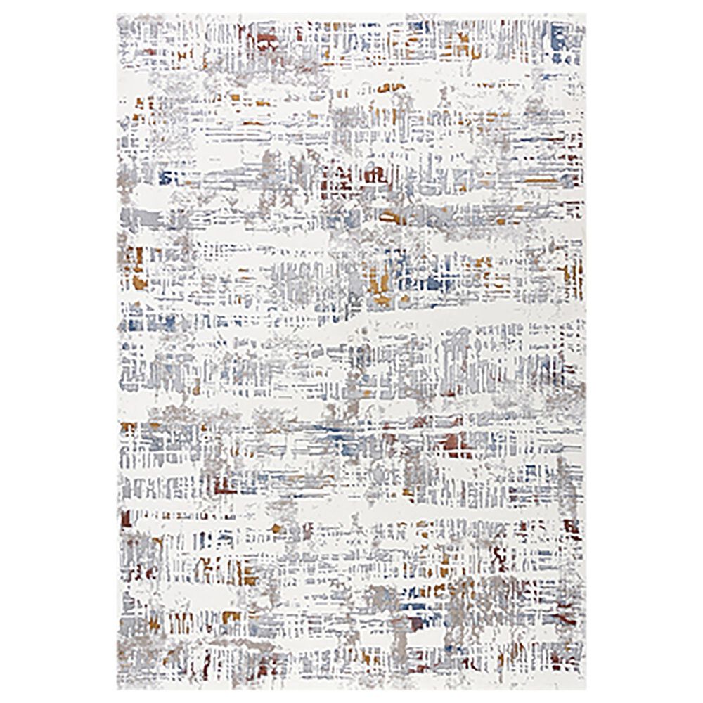 RIZZY Westchester WESWES862 5"3" x 7"6" Ivory and Multicolor Area Rug, , large