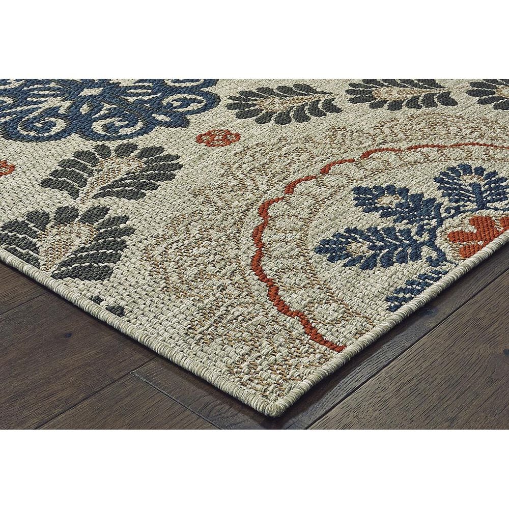 Oriental Weavers Latitude 7&#39;10&quot; x 10&#39; Grey Area Rug, , large
