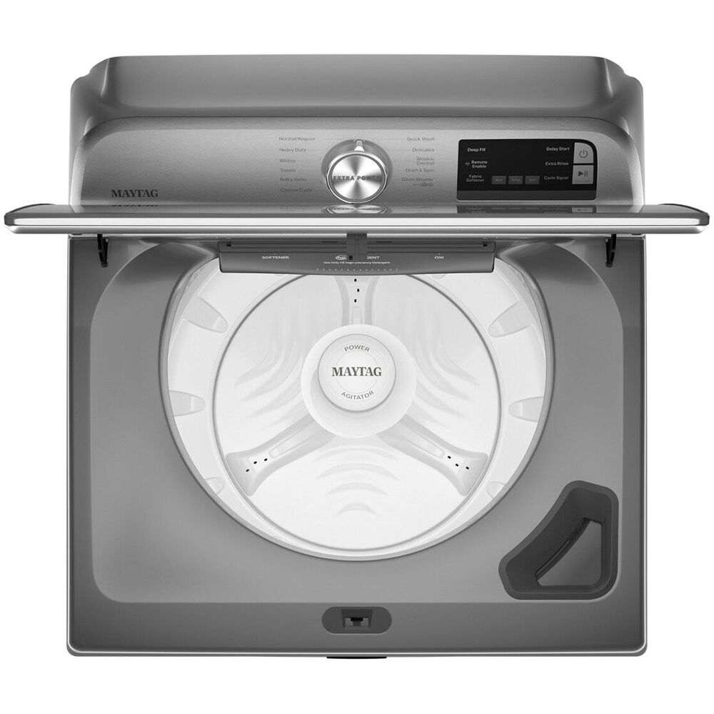 Maytag 4.7 Cu. Ft. Top Load Washer with Agitator in Metallic Slate, , large