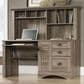 Sauder Harbor View Computer Desk with Hutch in Salt Oak, , large