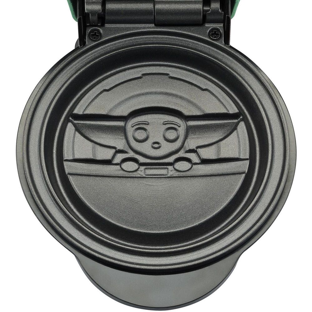 Disney 4" Round Grogu Mini Waffle Maker in Green, , large