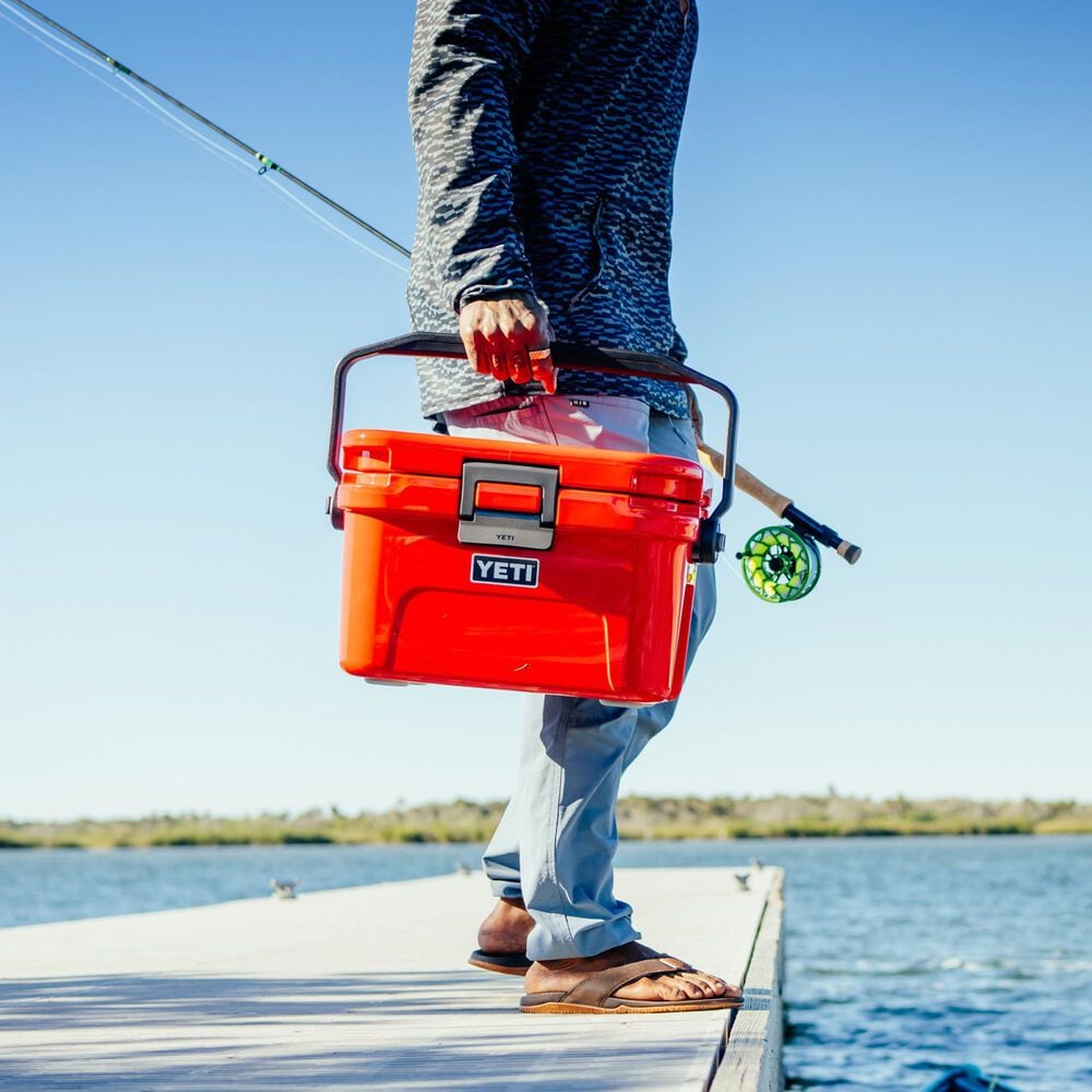 YETI Roadie 8 Hard Cooler in Rescue Red, , large