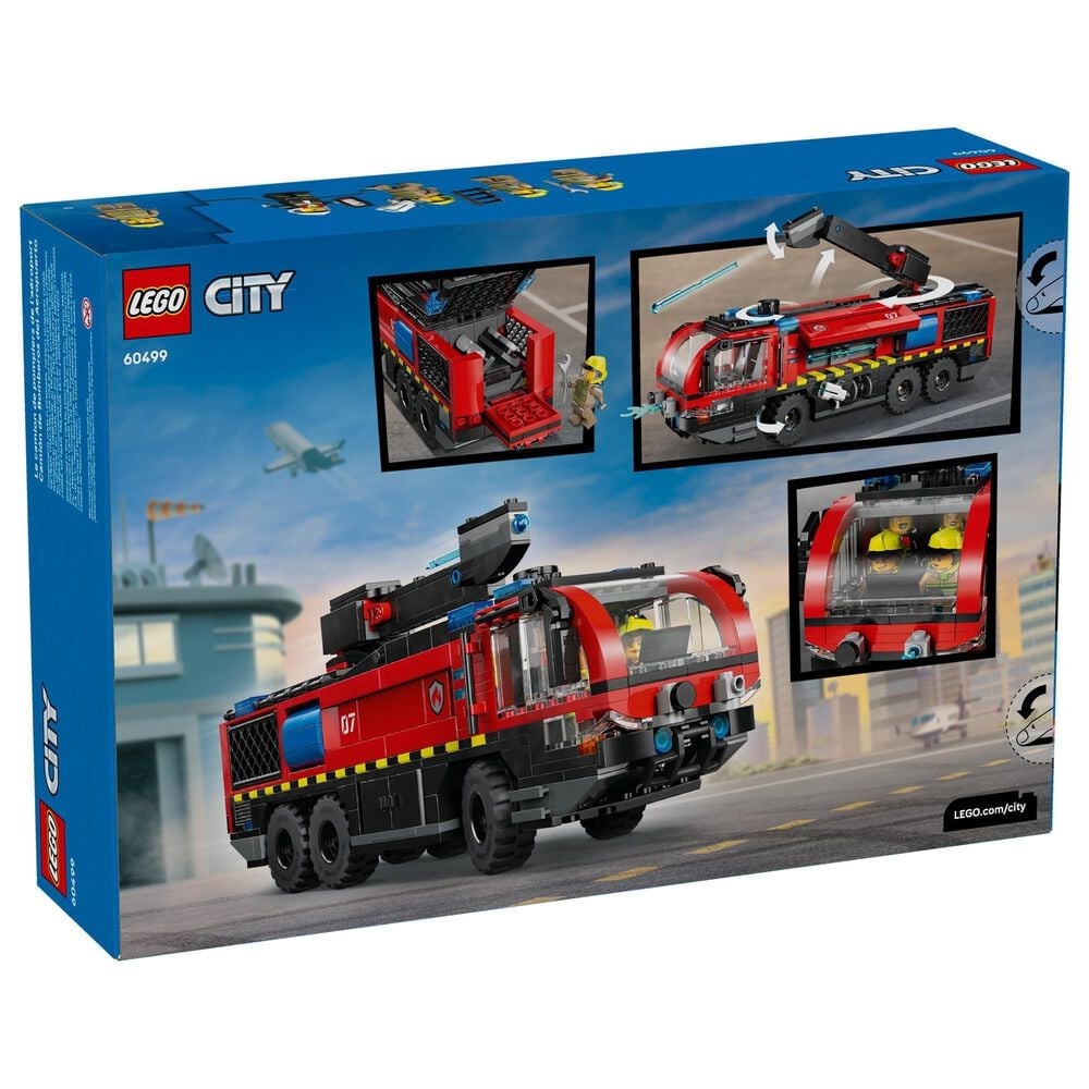 LEGO City Airport Fire Truck Building Set, , large