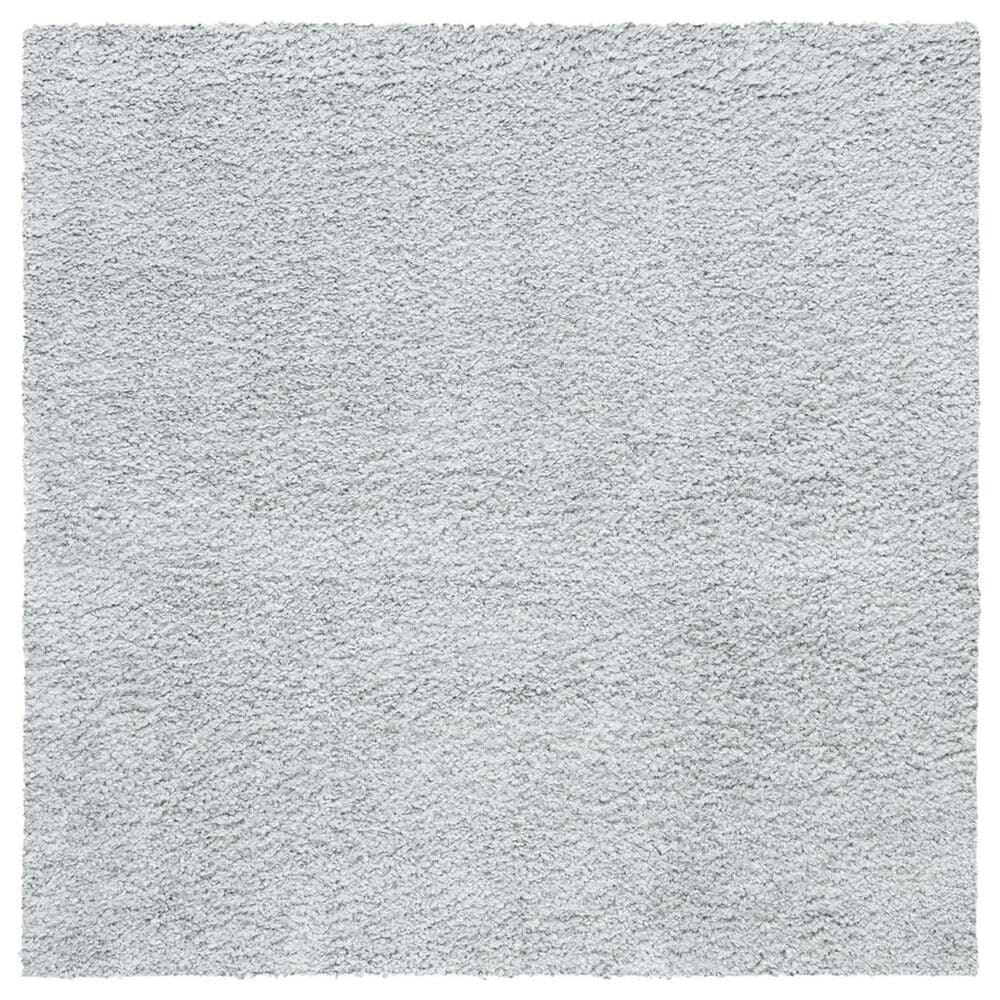 Safavieh August Shag AUG900G 4" Square Silver Area Rug, , large