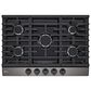 LG 30" Gas Cooktop with 5 Sealed Burners In Black Stainless Steel, , large