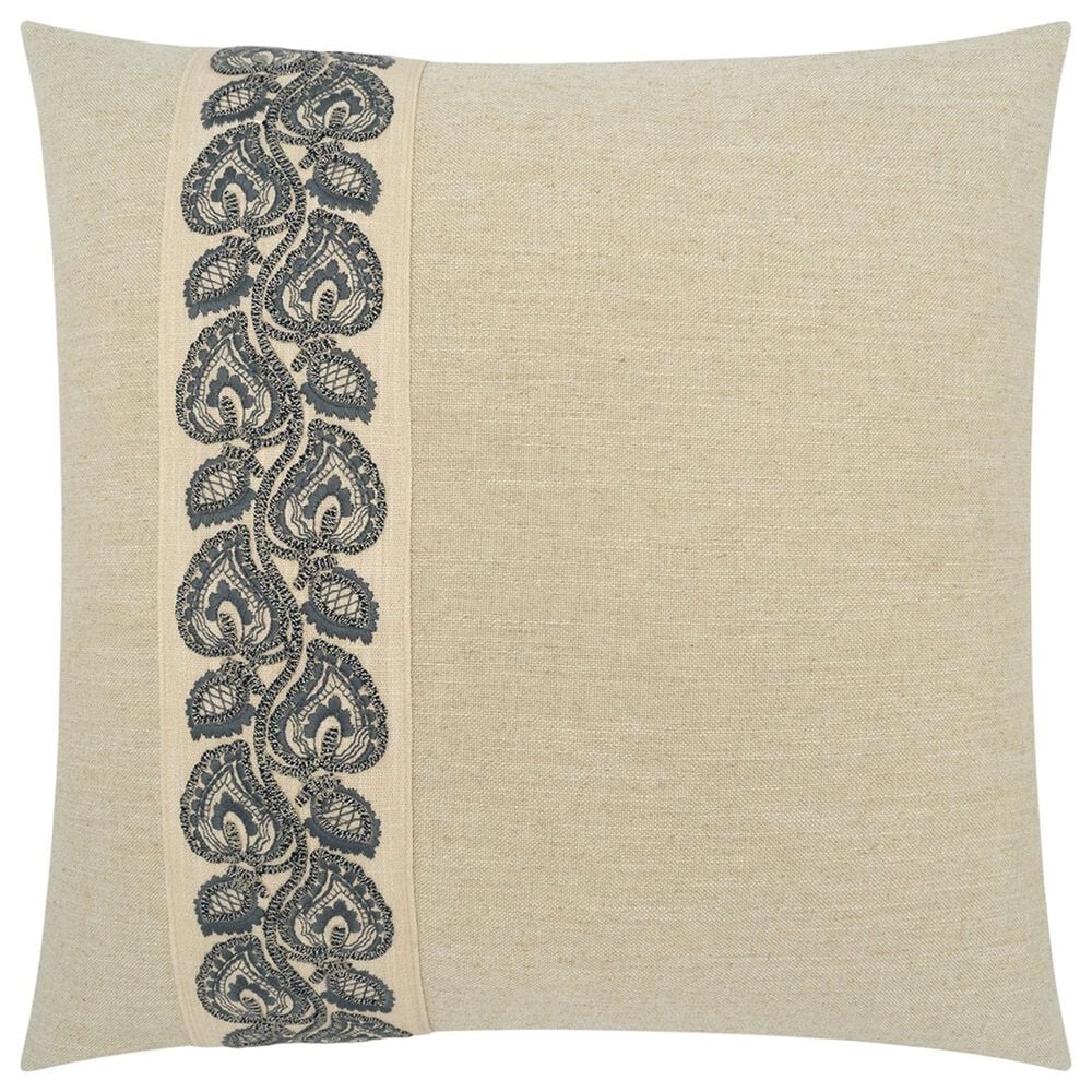 D.V. KAP Home Estense 24" Square Throw Pillow in Blue, , large