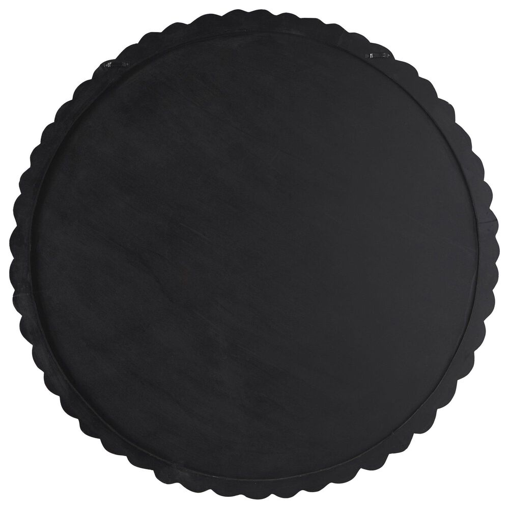 Maple and Jade 47&quot; x 47&quot; Round Plate Carved Radial Home Wall Decor in Silver, , large