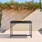 Blue River Cayman Outdoor Bar Height Dining Table in Black - Table Only, , large