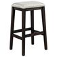 Fleming Furniture Co. Kady Stationary Stool with Fabric Seat in Onyx, , large