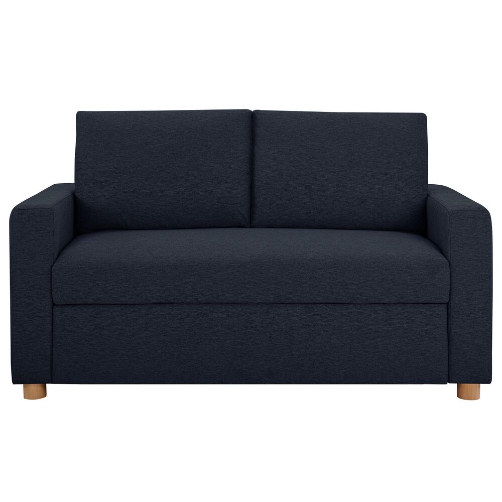 Lifestyle Solutions Tyler Convertible Sofa in Navy Blue, , large
