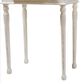 Baxton Studio Anjou Accent Dressing Table with Mirror in Distressed White and Light Brown, , large
