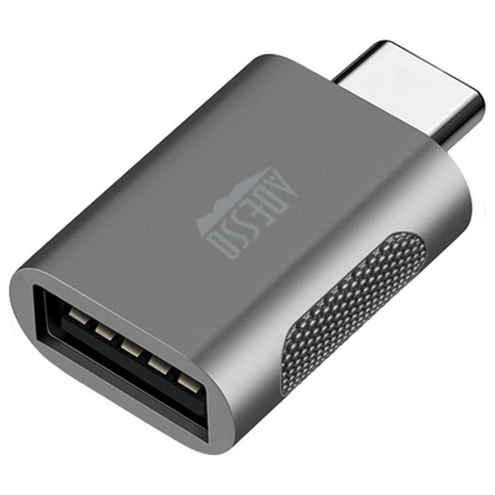 Adesso USB-A to USB-C Adapter in Silver, , large
