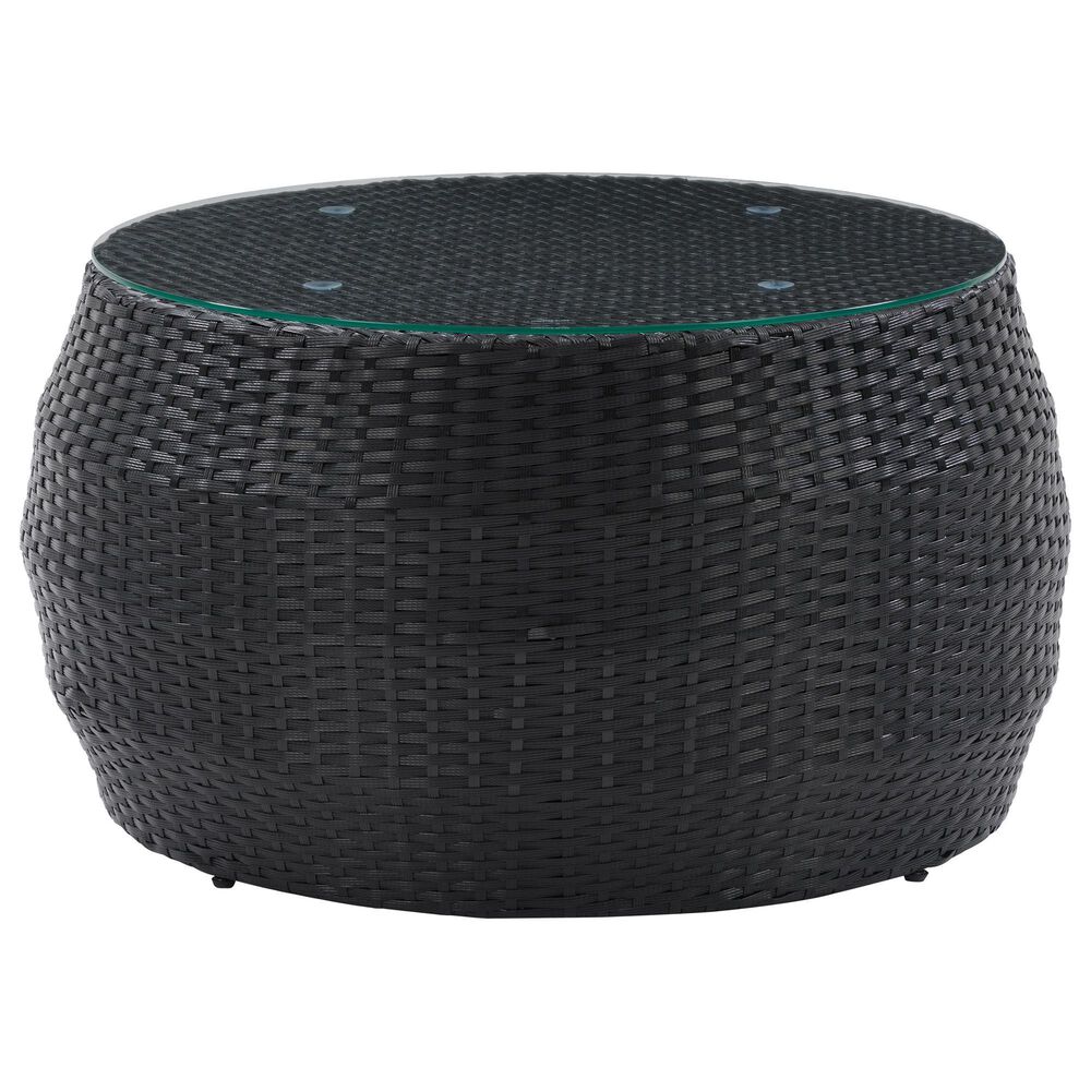 CorLiving Parksville Patio Coffee Table in Black, , large