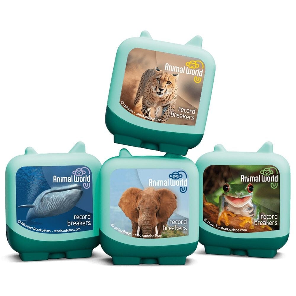 Tonies Animal World - Record Breakers Clever Learning Toy 4-Pack in Multicolor, , large