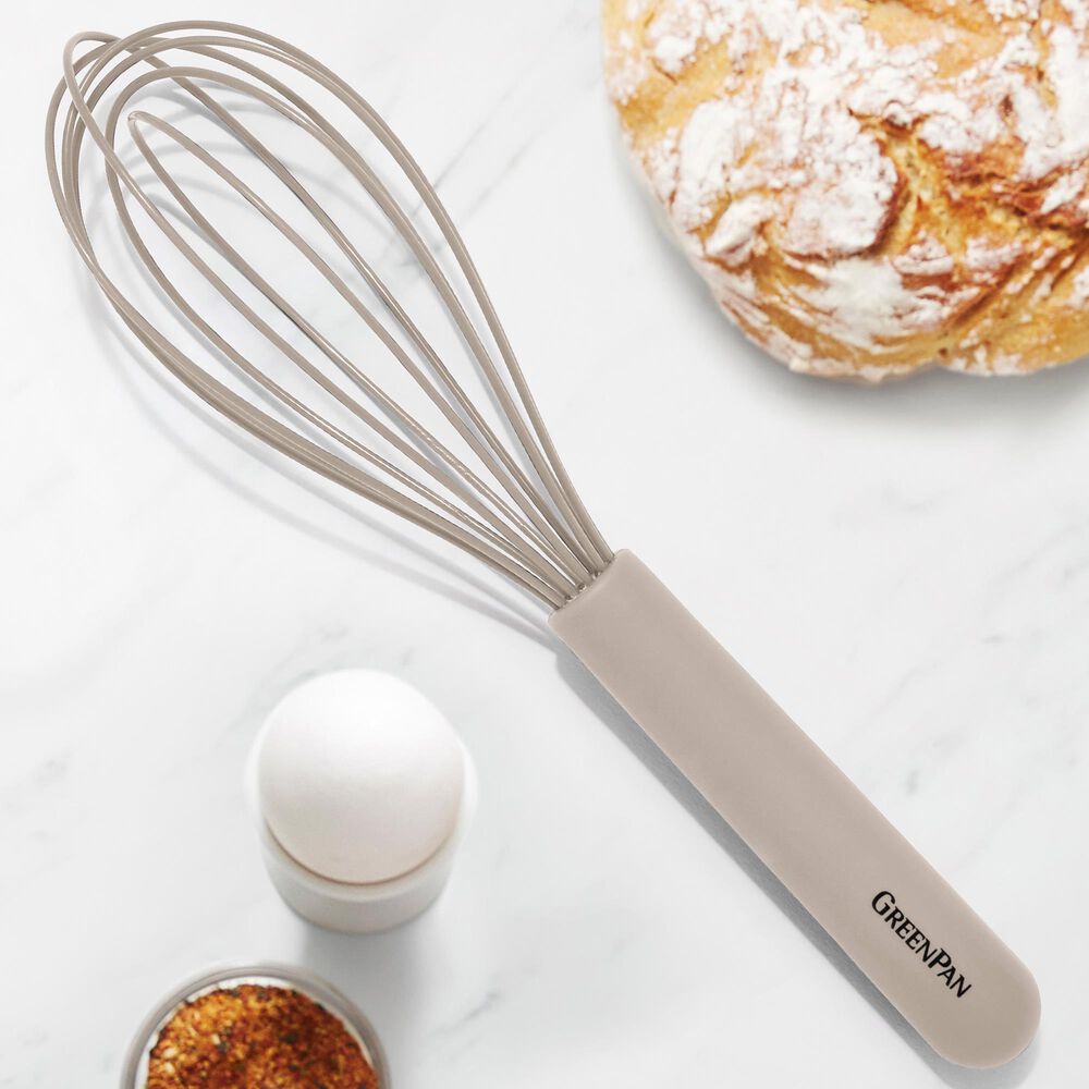Green Pan Platinum Silicone Whisk in Taupe, , large