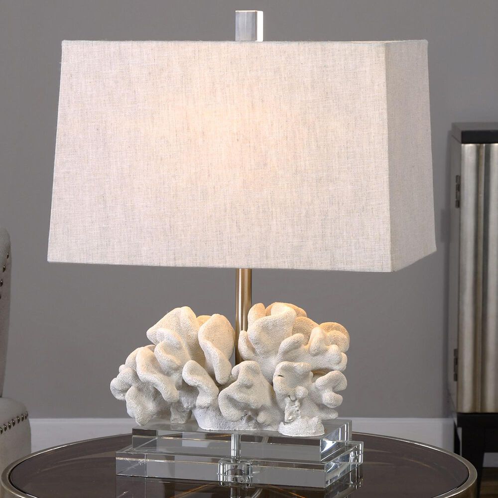 Uttermost Table Lamp in Taupe Ivory, , large