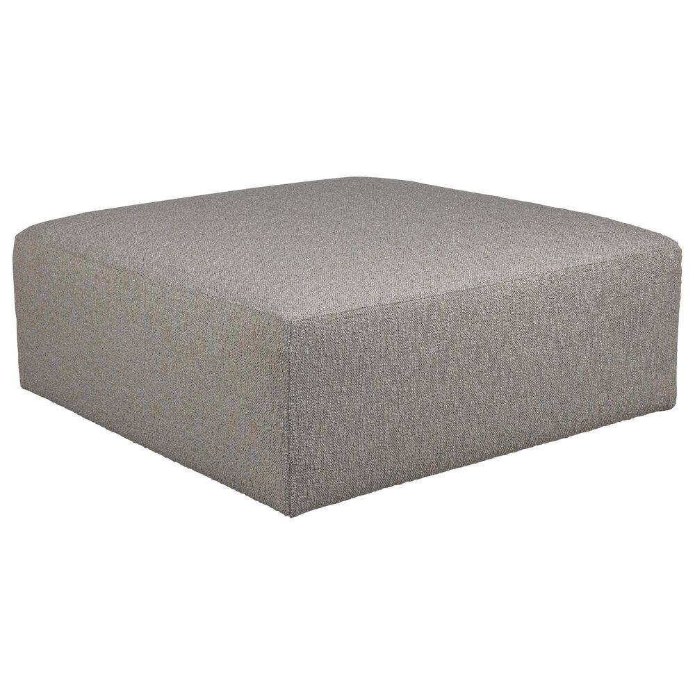 Bassett Anna Square Ottoman in Driftwood, , large