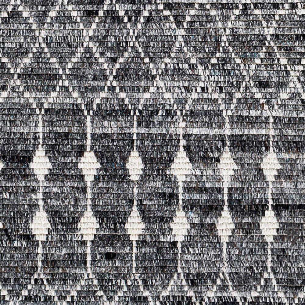 Surya Birch 2&#39;6&quot; x 8&#39; Black, Charcoal, Gray and Cream Runner, , large