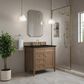 James Martin Brittany 36" Single Bathroom Vanity in Pecan with 3 cm Phantome Eclos Top and Rectangular Sink, , large