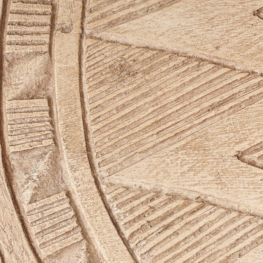 Splendor Living Jennings Mango Wood Side Table in Natural, , large