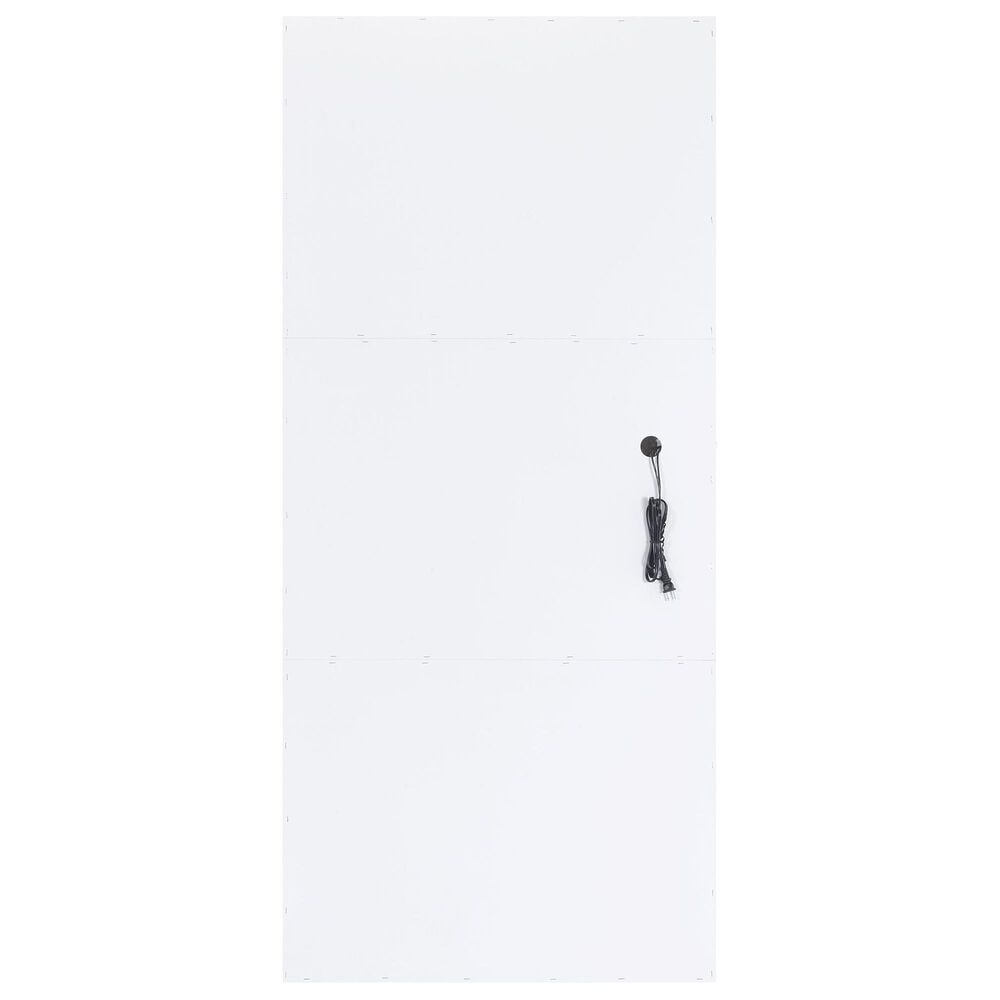 Coaster Zayan LED Lighting Floor Mirror in White Gloss &#40;Box 1&#41;, , large