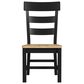 Hawthorne Furniture Hendricks Side Chair with Cushon Seat in Rustic Wheat and Raven, , large