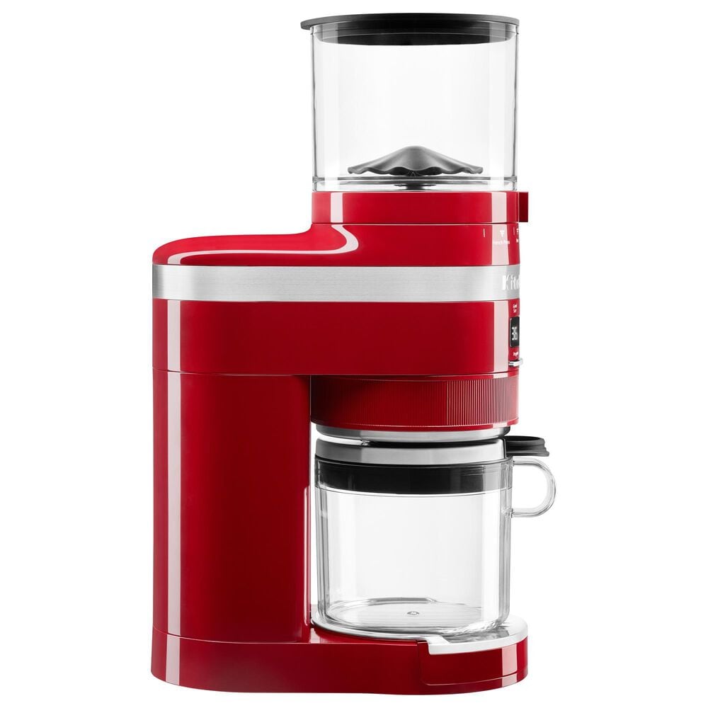 KitchenAid Burr Coffee Grinder in Empire Red