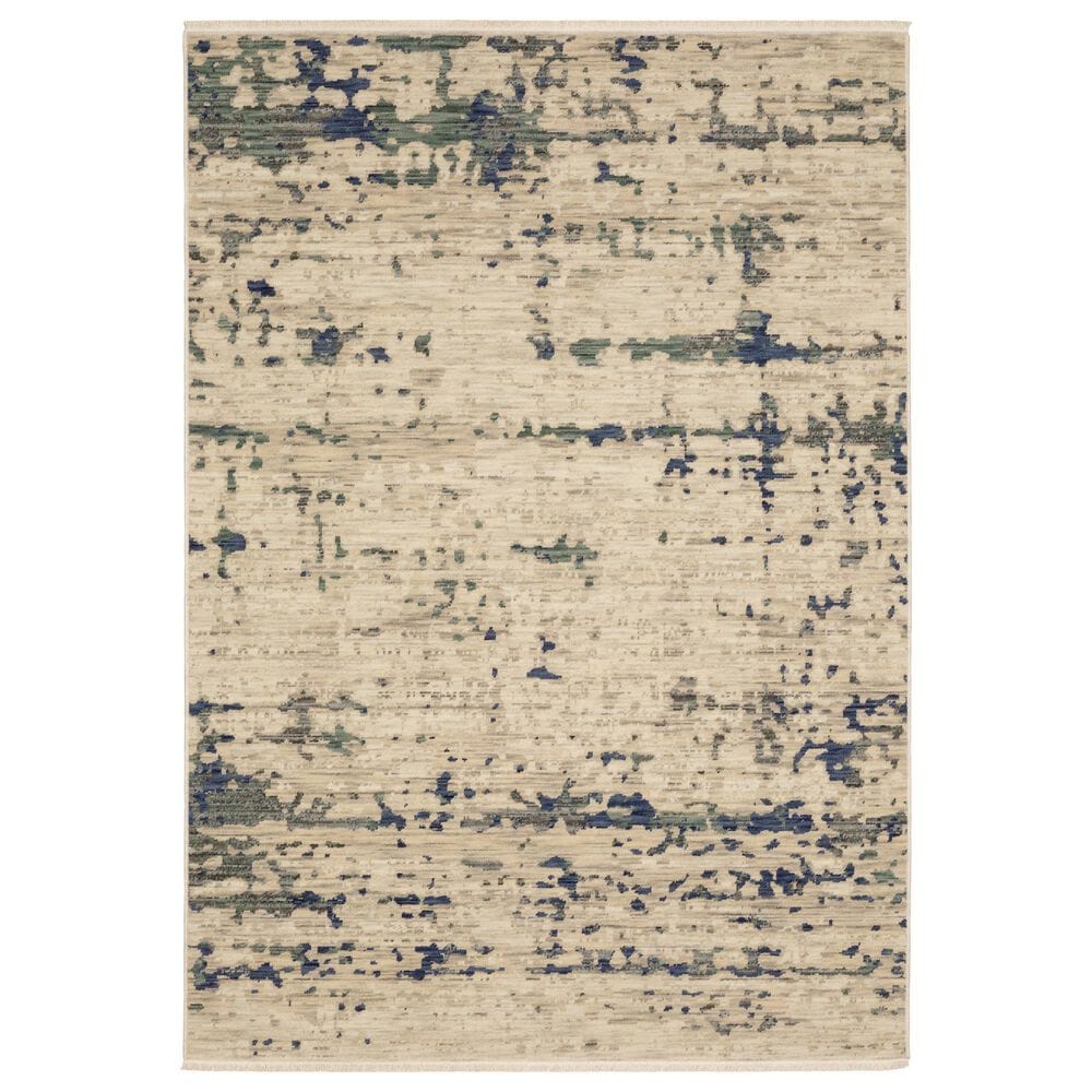 Oriental Weavers Soleri 3"3" x 5" Beige and Green Area Rug, , large