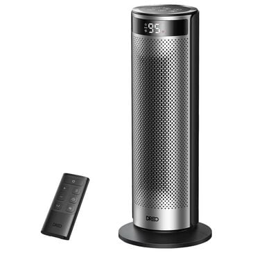 DREO Solaris Ceramic Electric Space Heater in Silver, , large