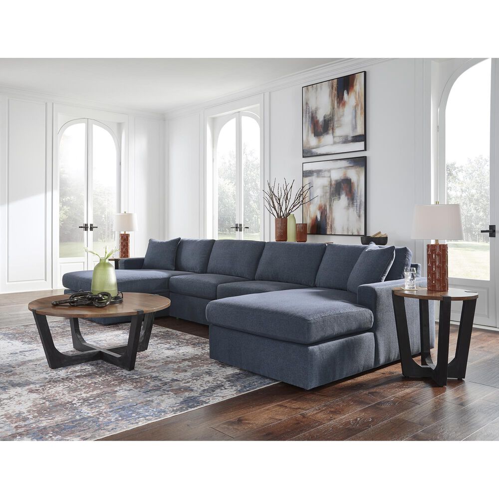 Ashley Modmax 4-Piece Sectional with Double Chaise in Ink, , large