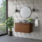 James Martin Vanities Mantova 35.4" Single Vanity in Mid-Century Walnut and Brushed Nickel with 3 cm Charcoal Black Composite Stone Top and Rectangular Sink, , large