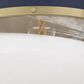 Quorum 1-Light Pendant in Aged Brass and Milk Glass Sphere Blue, , large