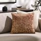 Surya Nelly 20" Square Throw Pillow in Light Wood, Camel, Natural, Clay, Pearl and Brick, , large