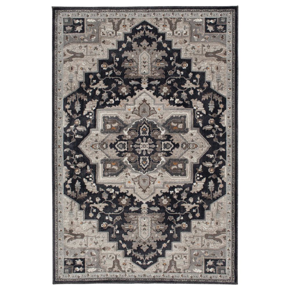 Central Oriental Adore Tansey 9266DBC 8' x 10' Deep Blue and Cement Area Rug, , large