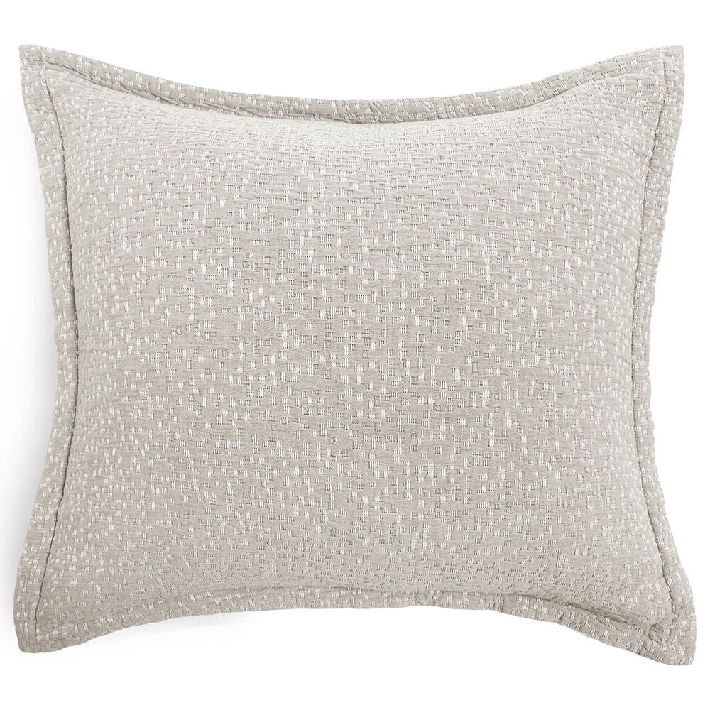 Pom Pom At Home Malibu 20" Square Throw Pillow in Oatmeal, , large