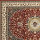 Oriental Weavers Kashan 119N1 7"10" x 10"10" Red Area Rug, , large