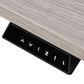 OSP Home Primo 60" Electric Sit Stand Desk in Black and Light Gray, , large