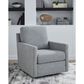 Ashley Freybourne Swivel Accent Chair in Pewter, , large