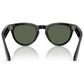 Rayban Glasses Headliner Gen 2 High Bridge Fit Sunglasses with Green Lenses in Shiny Black, , large
