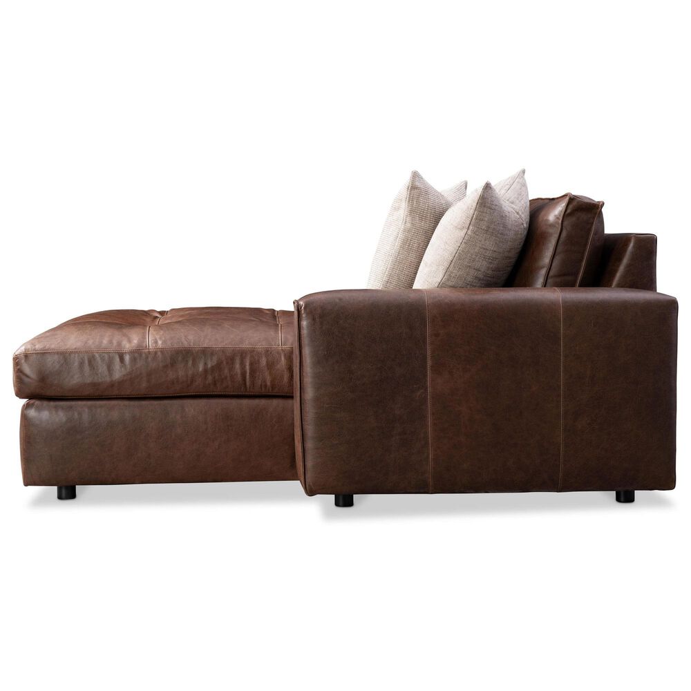 Bernhardt Nest 5-Piece Stationary Right Facing Sectional in Brown, , large
