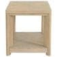 Emerald Home Furnishings Pacific Grove Rectangle End Table in Sand Dune, , large