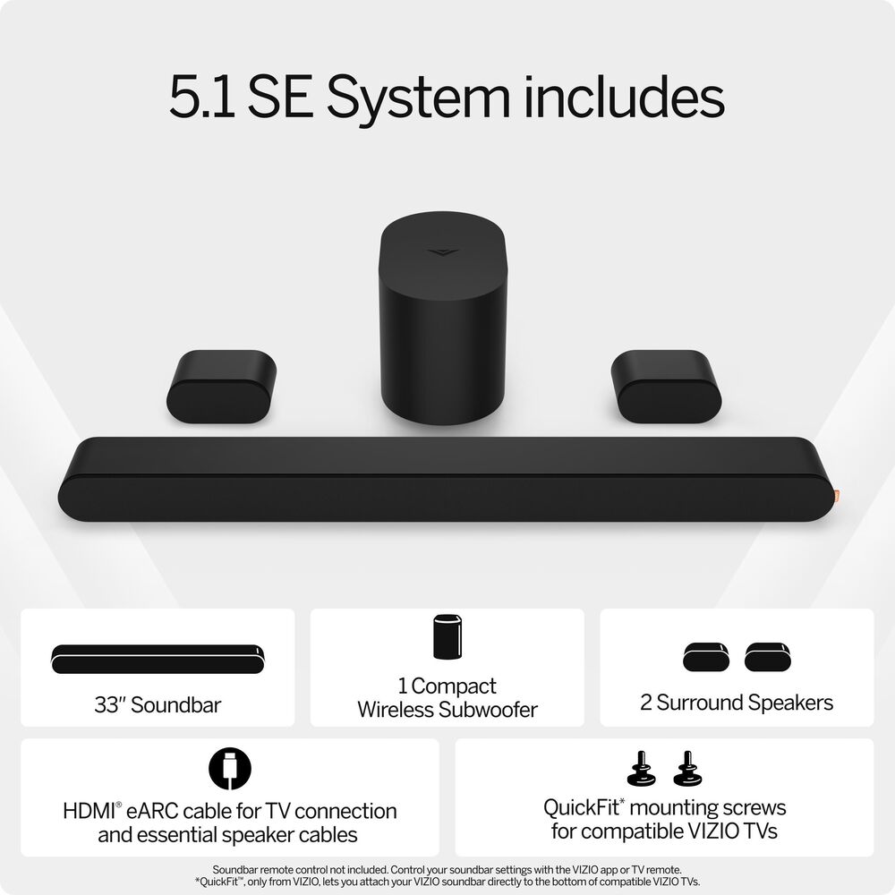 VIZIO 65 Quantum Pro 4K QLED Smart TV w/ 5.1 Soundbar, , large